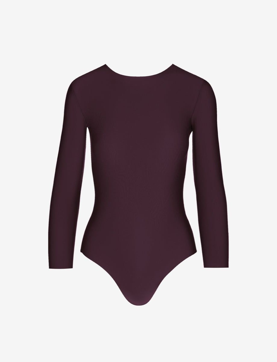 Womens COMMANDO Bodysuitsbodysuits | Butter 3/4 Sleeve Crewneck Bodysuit