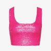 Womens COMMANDO Topstops | Sequin Crop Top