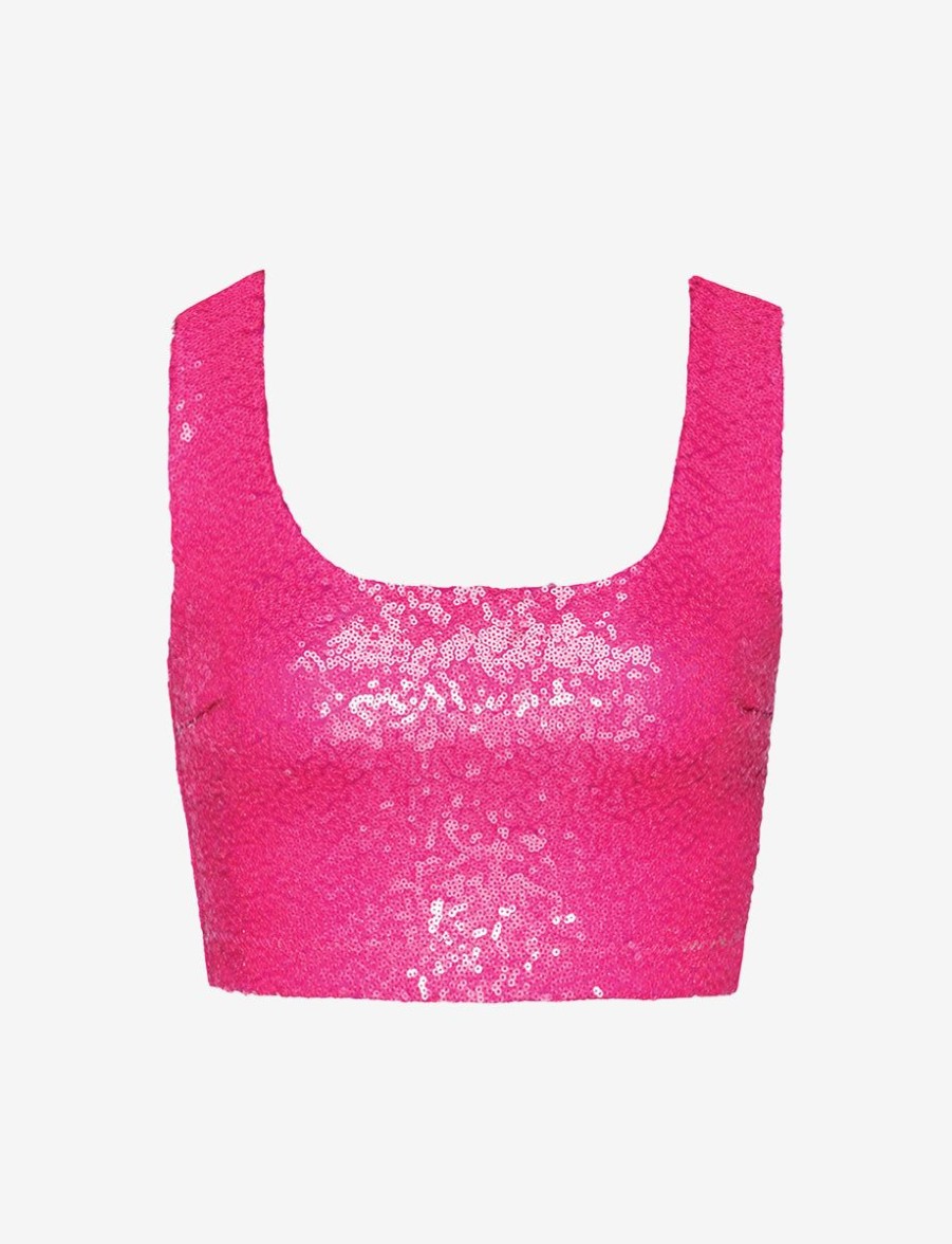 Womens COMMANDO Topstops | Sequin Crop Top