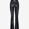 Womens COMMANDO Pants & Shortspants & Shorts | Sequin Flared Legging Black