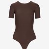 Womens COMMANDO Bodysuitsbodysuits | Butter Short Sleeve Crewneck Bodysuit