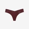 Womens COMMANDO Bottoms | Classic Print Thong Pinot Shimmer