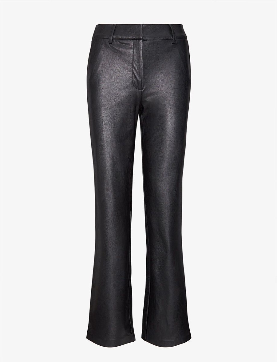 Womens COMMANDO Pants & Shortspants & Shorts | Faux Leather Trouser Black