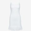 Womens COMMANDO Skirts & Dressesskirts & Dresses | Faux Leather Feather Mini Dress White