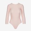 Womens COMMANDO Bodysuitsbodysuits | Butter 3/4 Sleeve Crewneck Bodysuit Rose Quartz