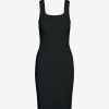 Womens COMMANDO Skirts & Dressesskirts & Dresses | Faux Leather Square Neck Dress