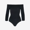 Womens COMMANDO Bodysuitsbodysuits | Ballet Off-Shoulder Bodysuit Black