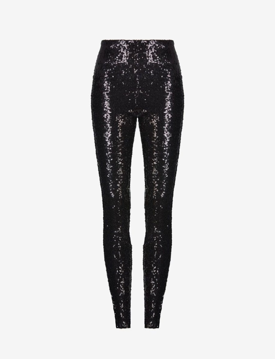 Womens COMMANDO Leggingsleggings | Sequin Legging Black